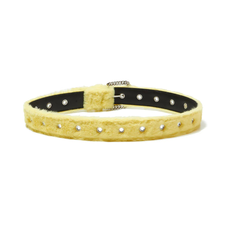 Fur Belt "Light Yellow"