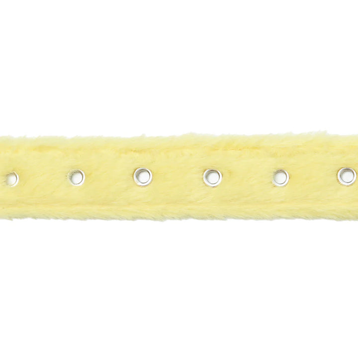 Fur Belt "Light Yellow"