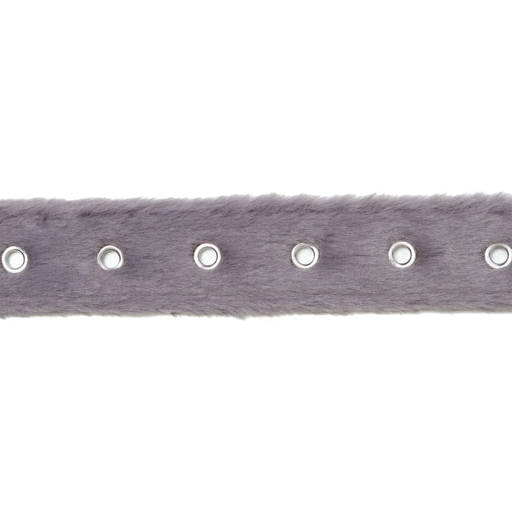 FUR BELT "GREY"