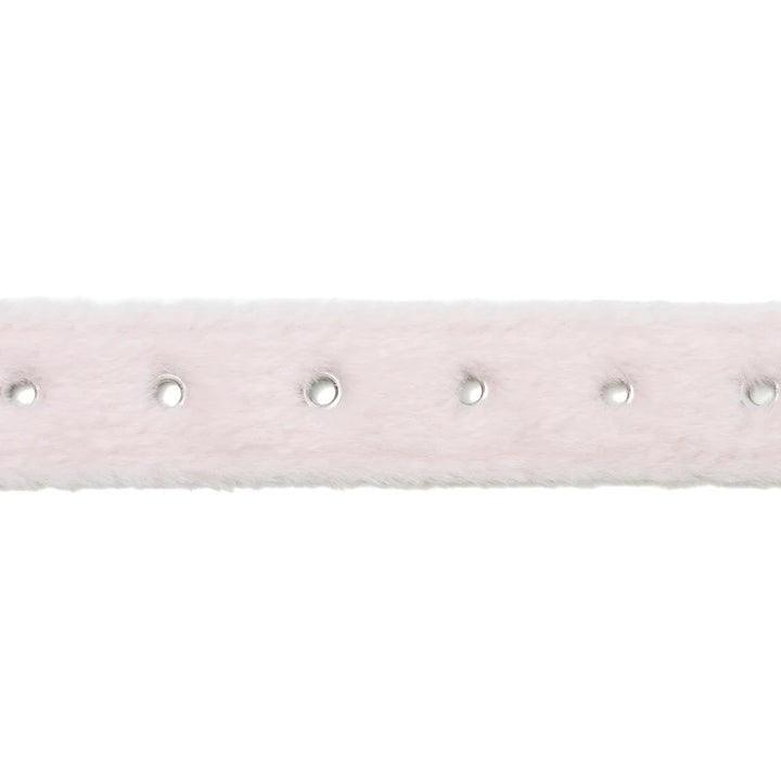 FUR BELT "LIGHT PINK"