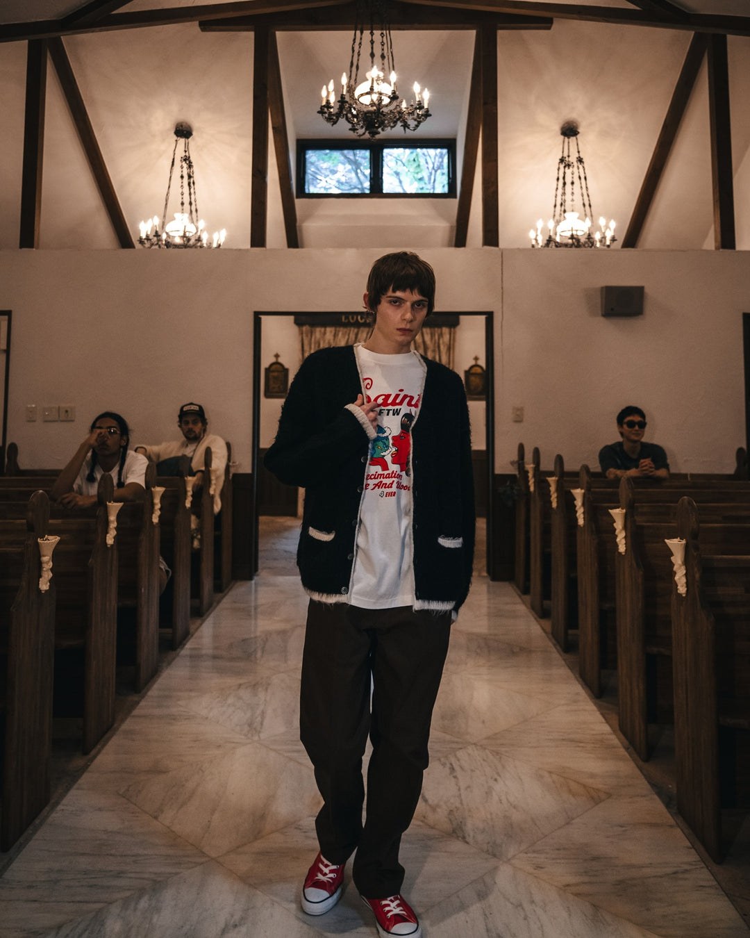 Knit cardigan/trim