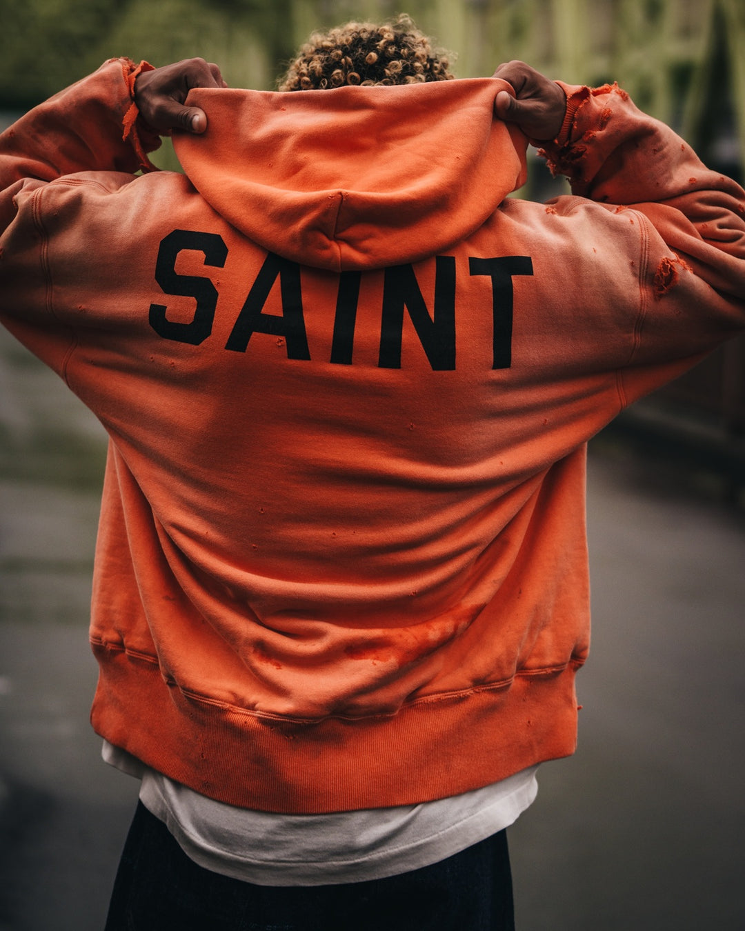 BB_DBL FACE HOODIE/SAINT