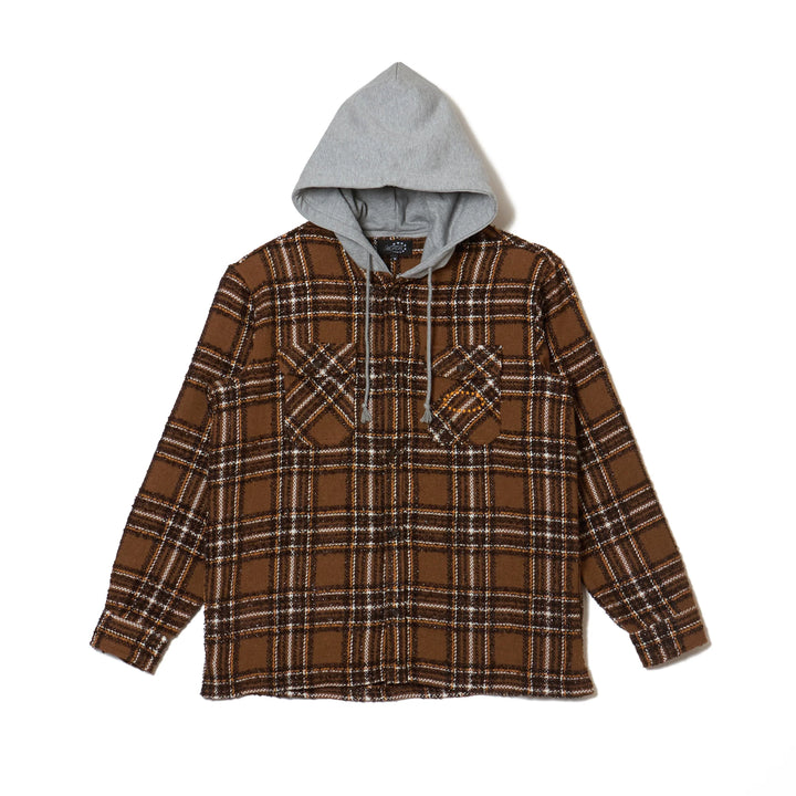 Hooded Flannel Shirt