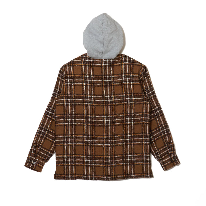 Hooded Flannel Shirt