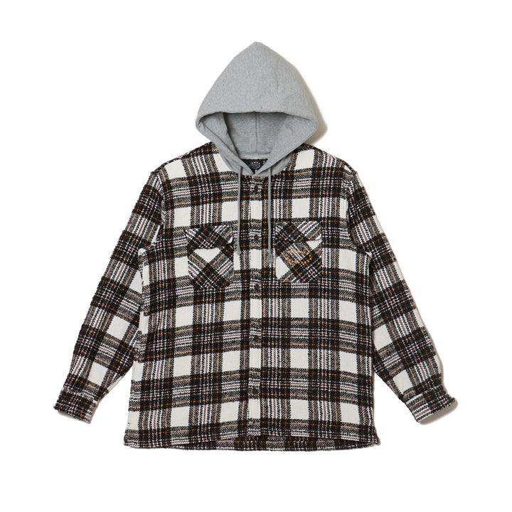 Hooded Flannel Shirt