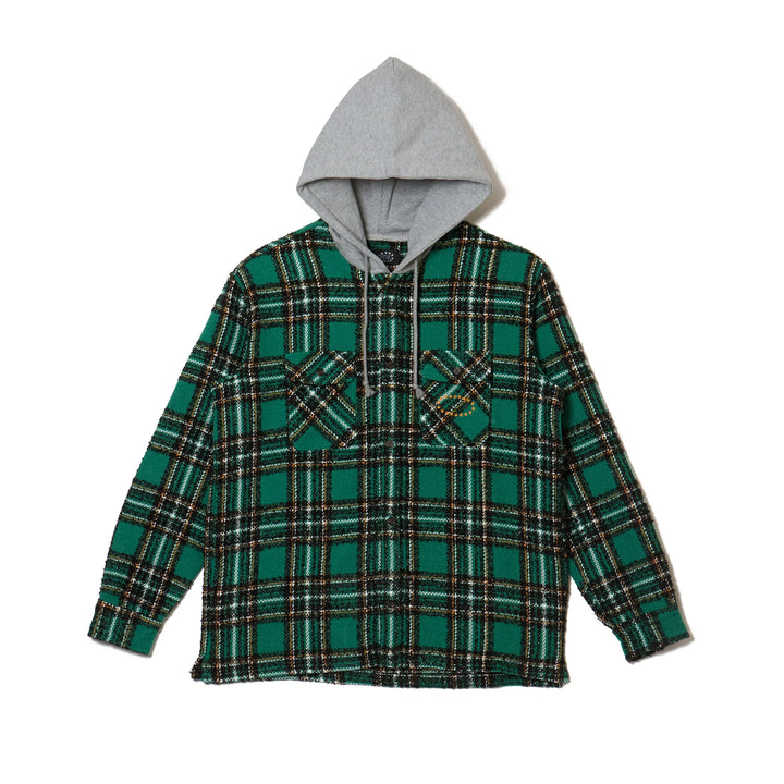 Hooded Flannel Shirt