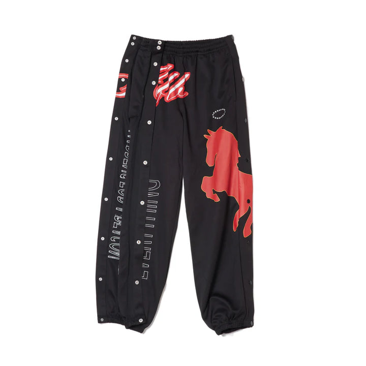 EHFR SPORT SIDE BUTTON UP TRACK PANTS