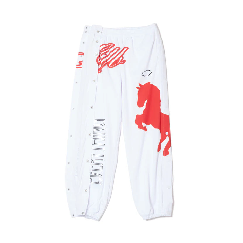 EHFR SPORT SIDE BUTTON UP TRACK PANTS