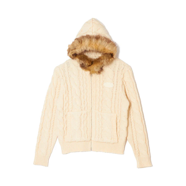FUR ALAN KNIT HOODIE