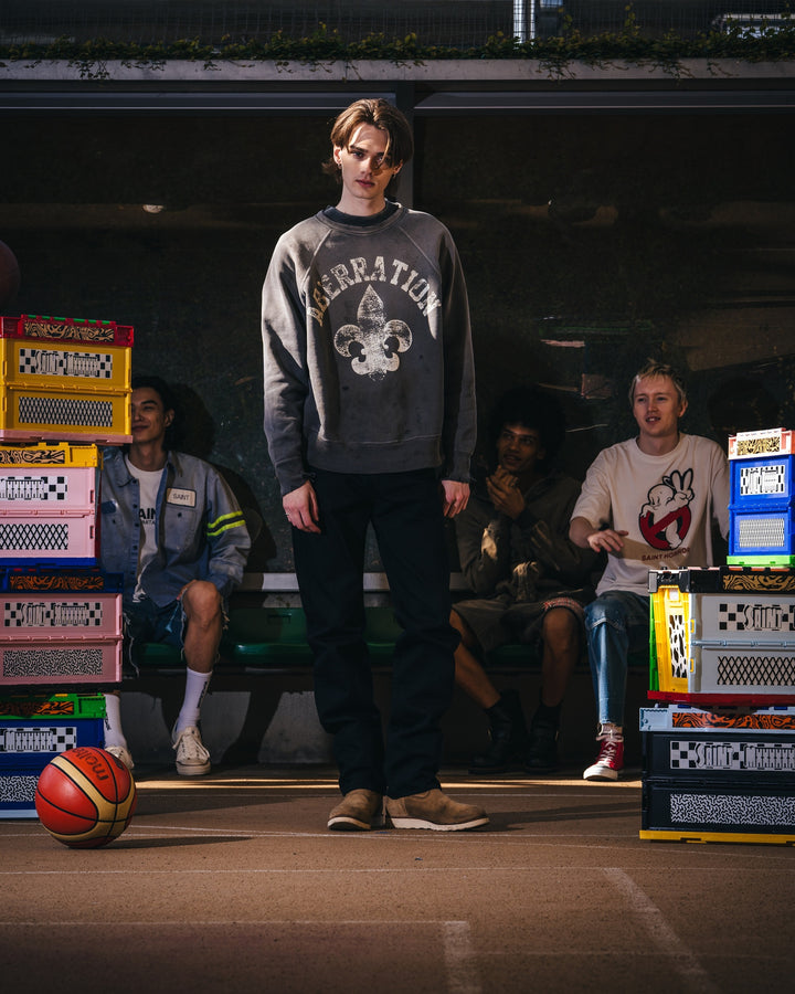CREW NECK SWEAT/ABBERATION