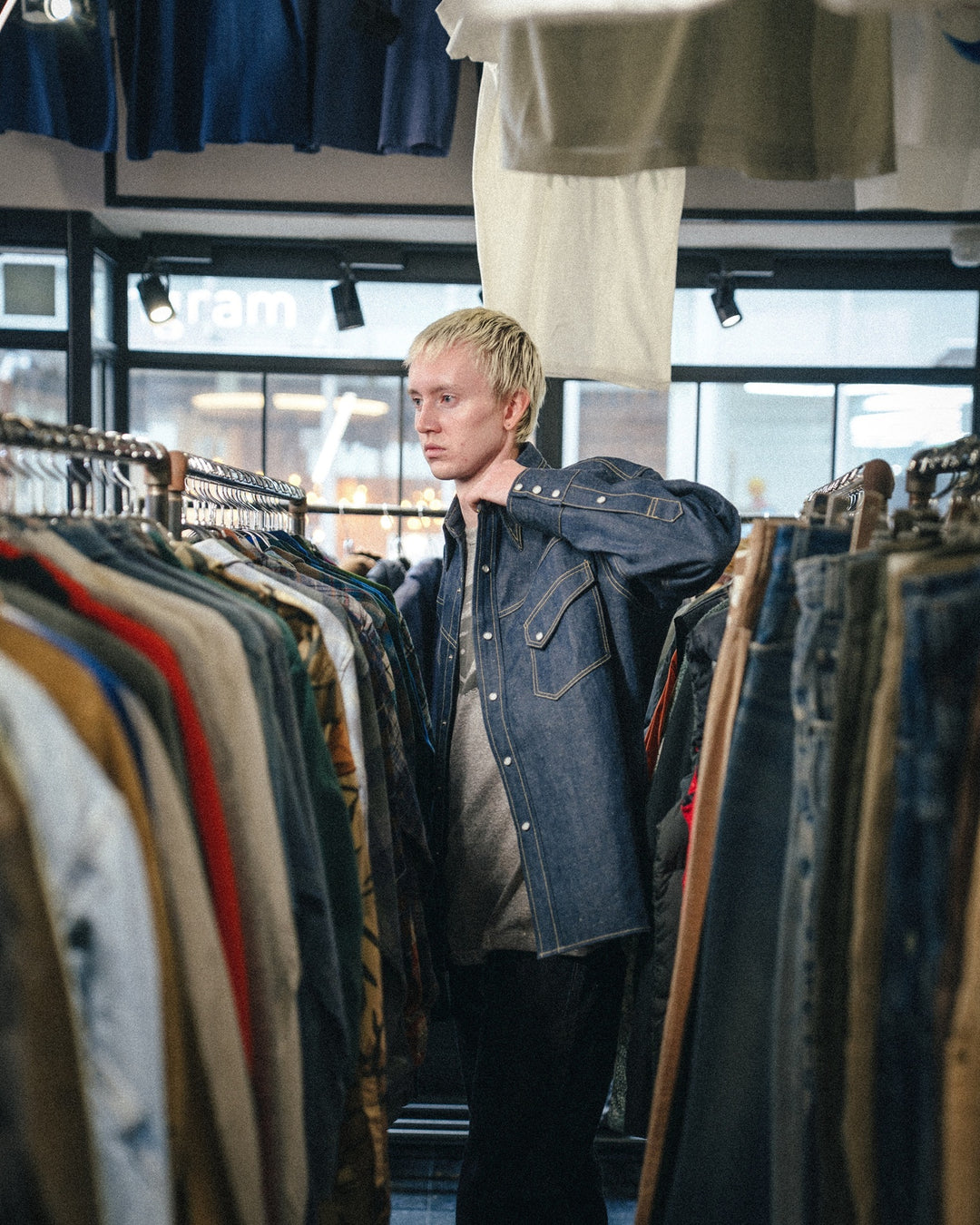 BBJ_DENIM SHIRT/REGID