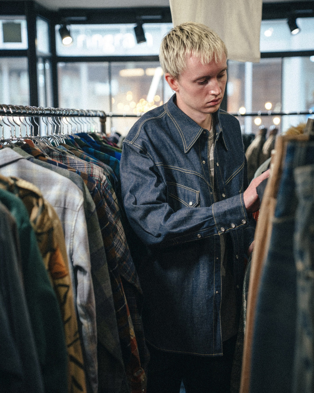 BBJ_DENIM SHIRT/REGID