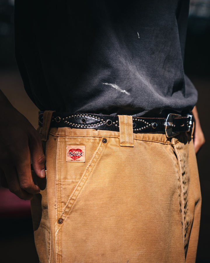 HTC_BELT NARROW/BLACK STONE