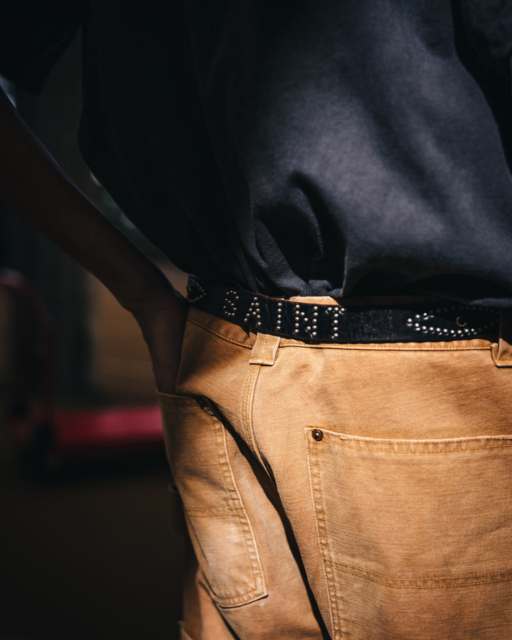 HTC_BELT NARROW/BLACK STONE