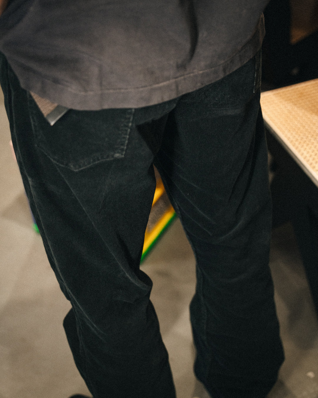 CORDUROY FLARE PANTS/FLARE