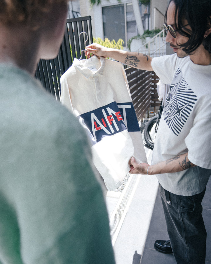 LS POLO SHIRT/SAINT LIFE