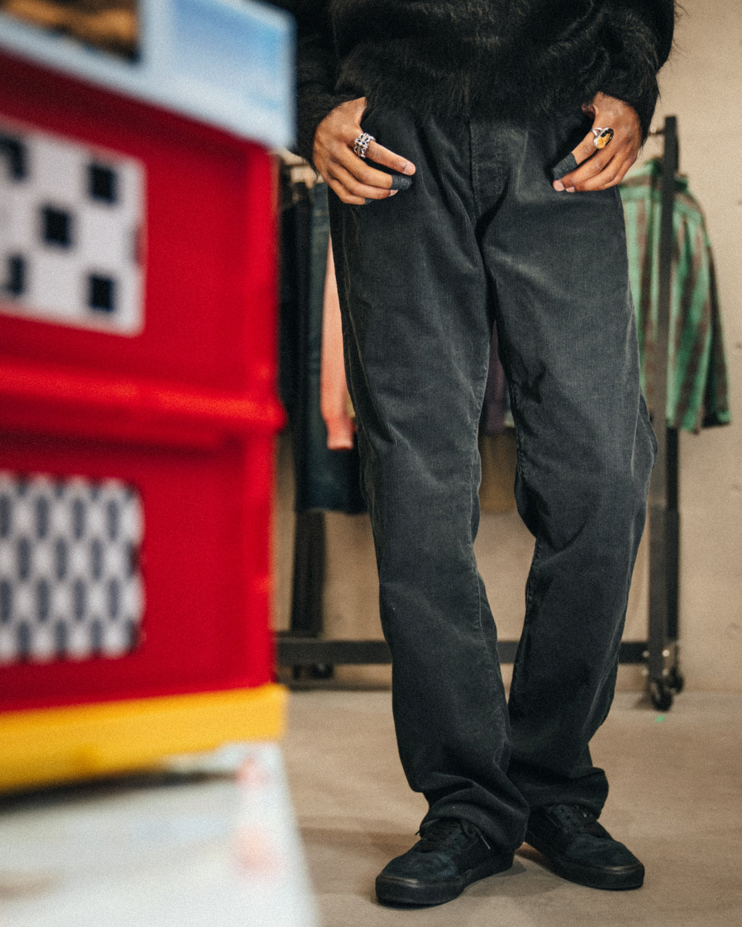 CORDUROY PANTS/STRAIGHT