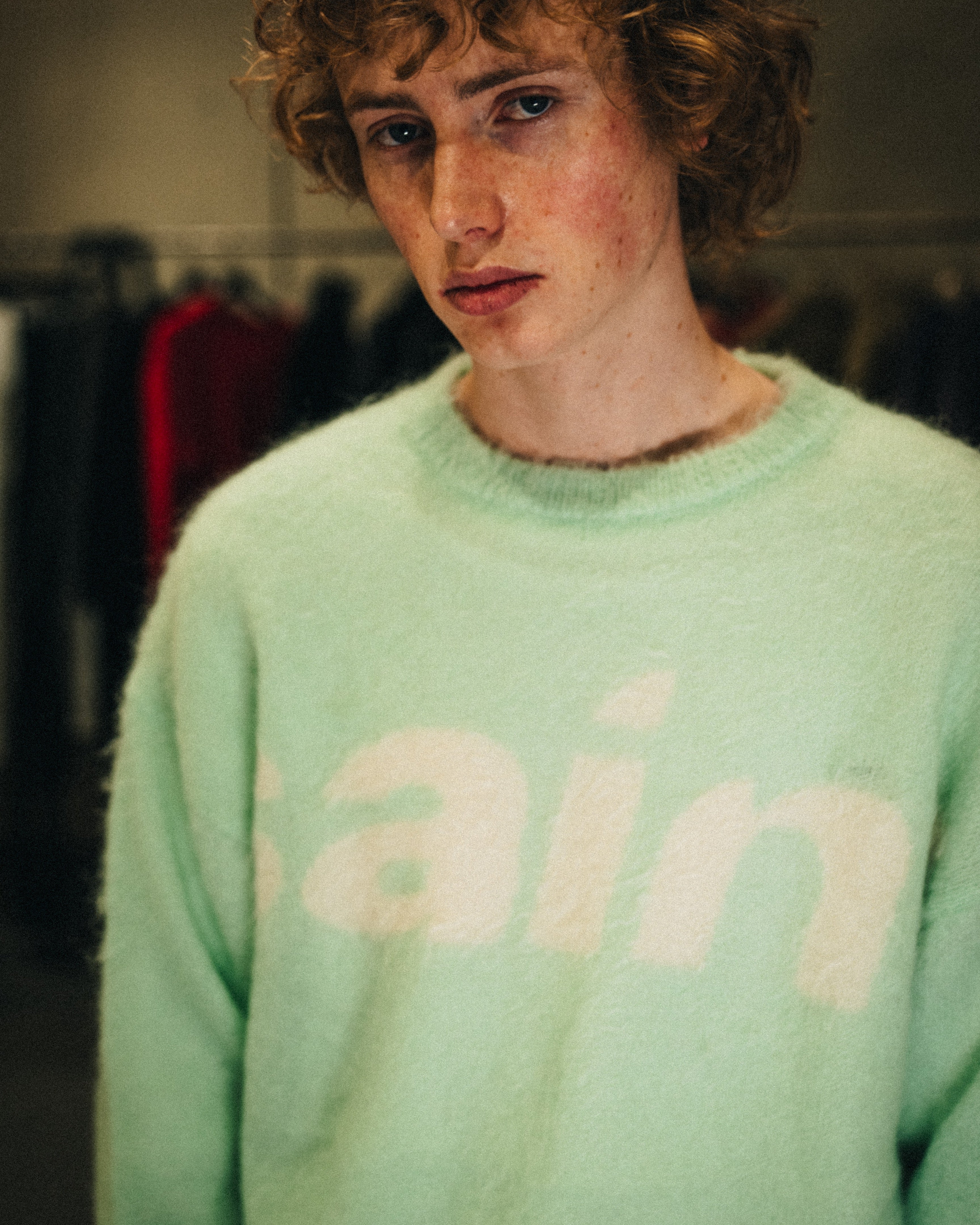 OAMC 切り替えニット MOHAIR PANEL CREW NECK SAINT Mxxxxxx | MOHAIR CREW KNIT