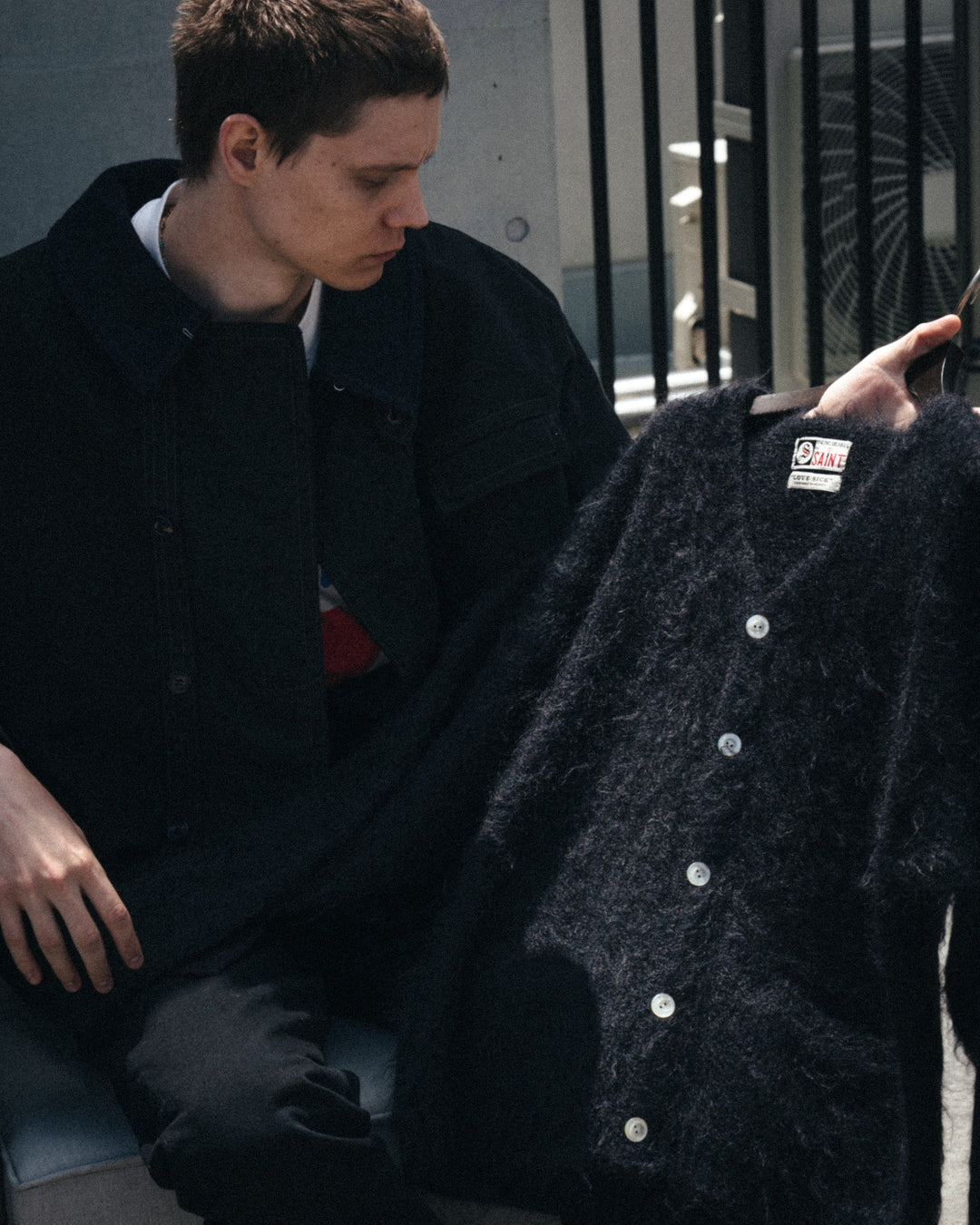 MOHAIR CARDIGAN