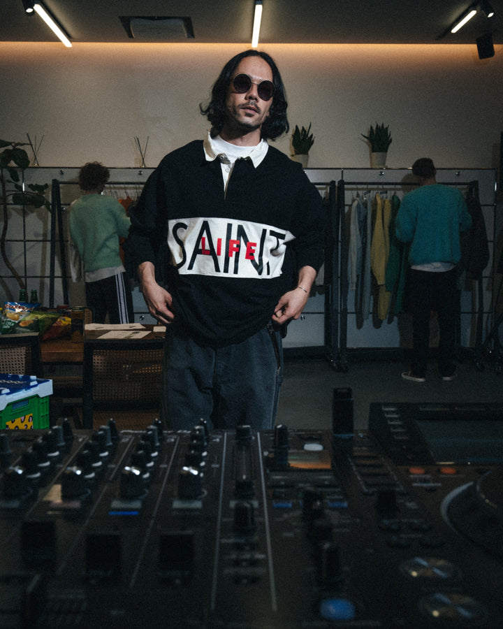 LS POLO SHIRT/SAINT LIFE