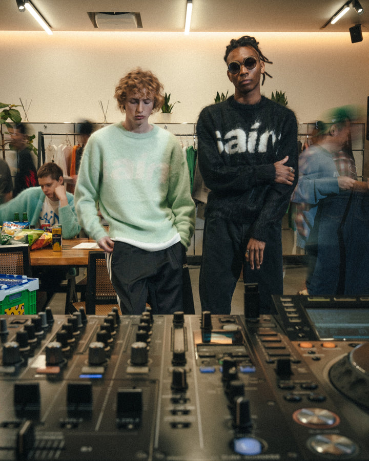 MOHAIR CREW NECK KNIT/SAINT