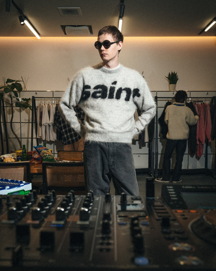 MOHAIR CREW KNIT/SAINT