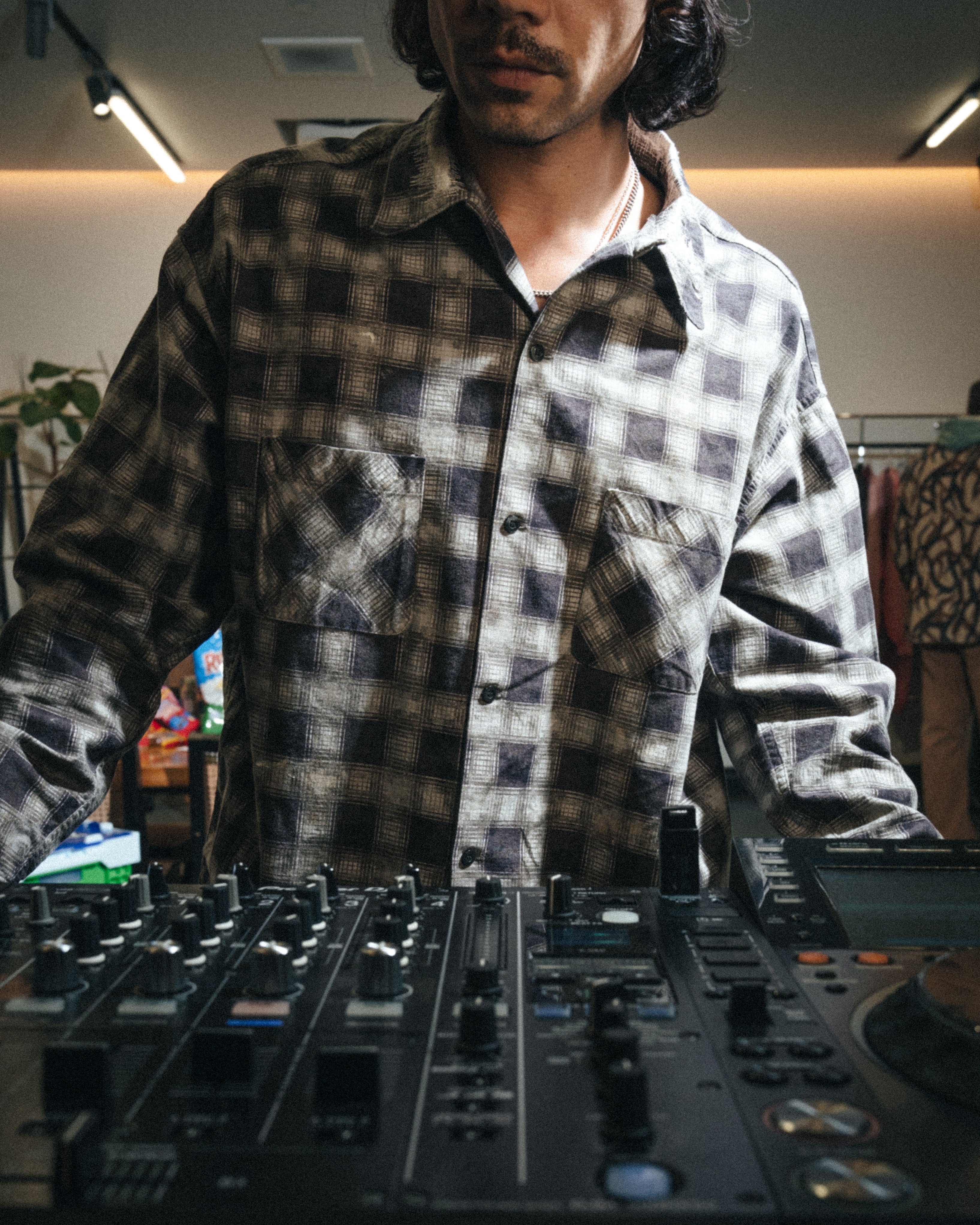 SAINT Mxxxxxx | PRINT CHECK SHIRT