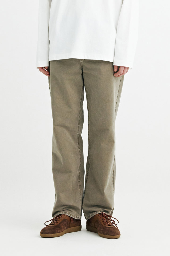 SOLID HOMME - Wide Dyed Chino Pants