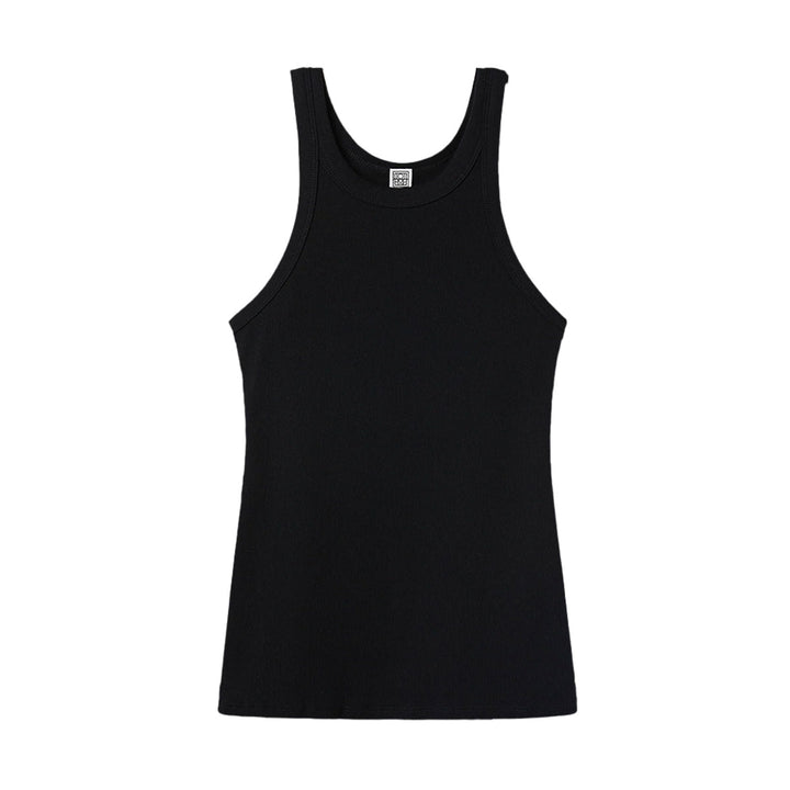 CURVED RIB Tank Black