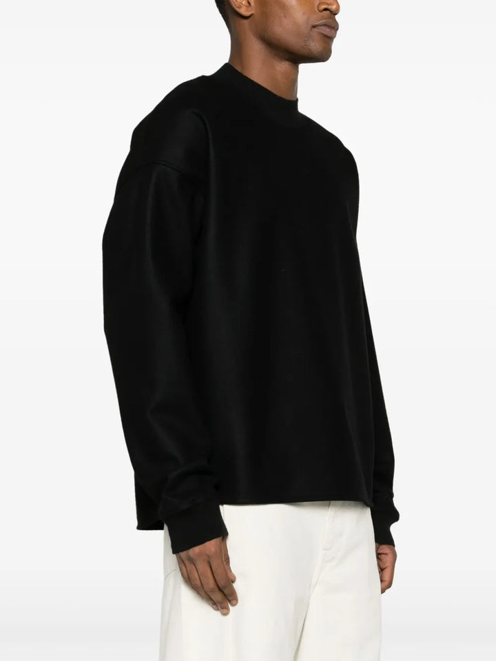 Wool Melton Sweatshirt