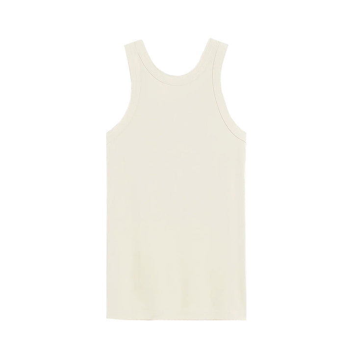 Fluid jersey tank ecru