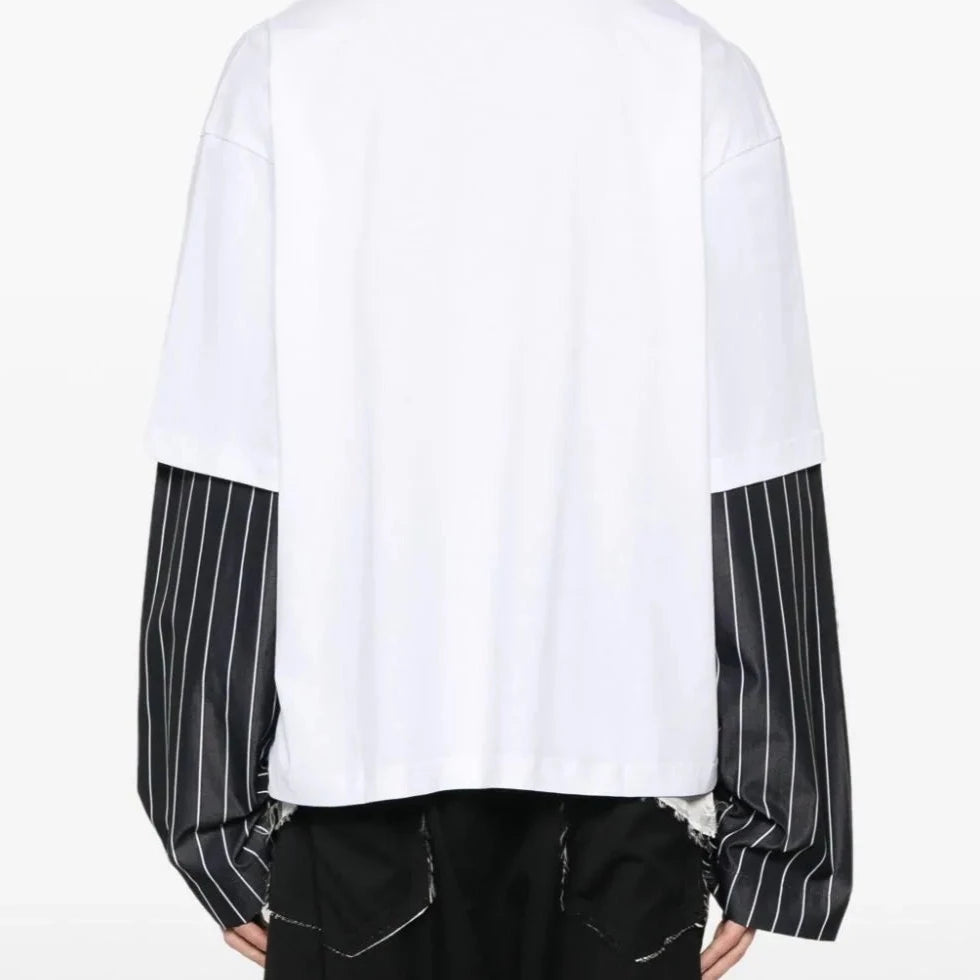JW Anderson - ANCHOR LAYERED SLEEVE T-SHIRT