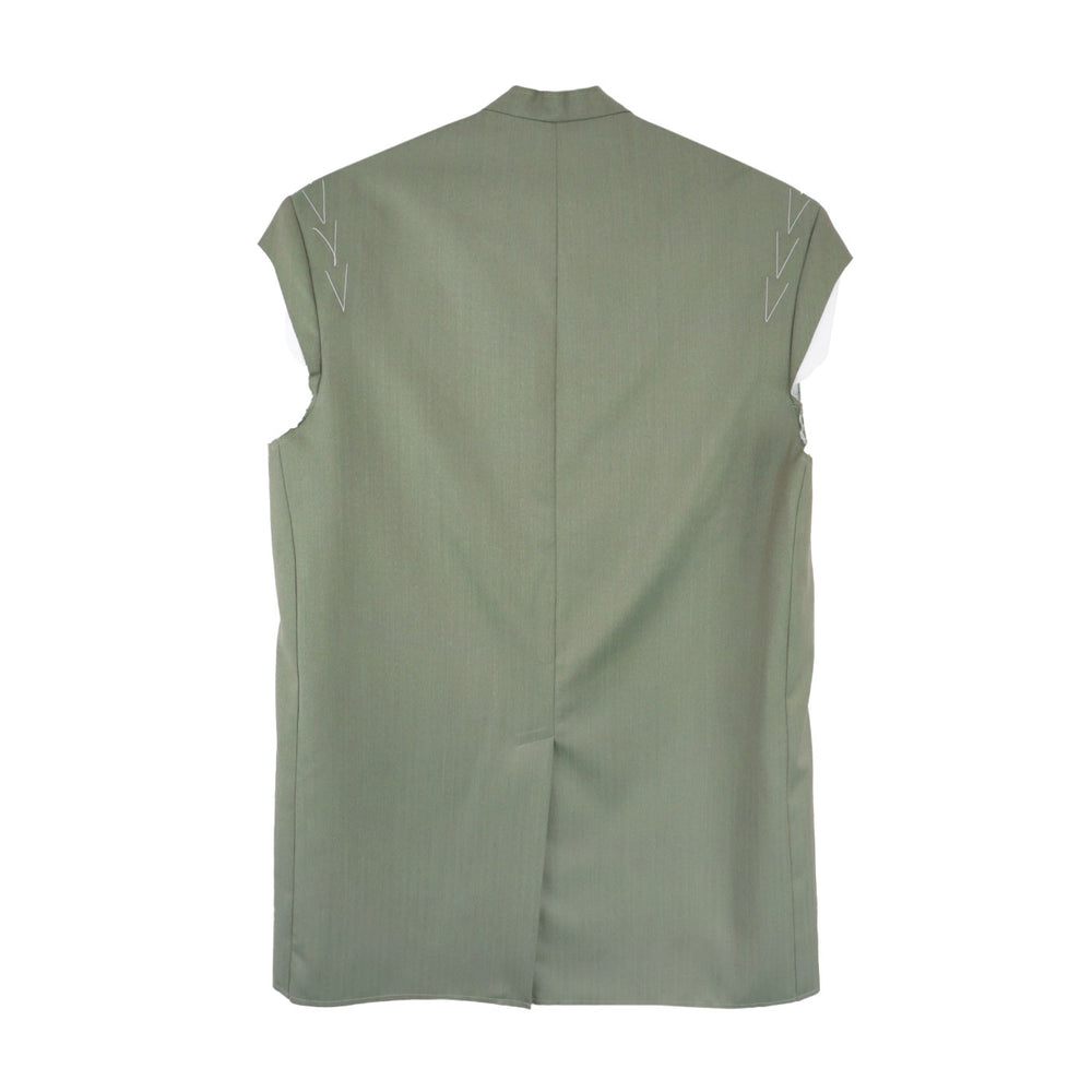 SONIA CARRASCO - DECONSTRUCTED SLEEVELESS BLAZER