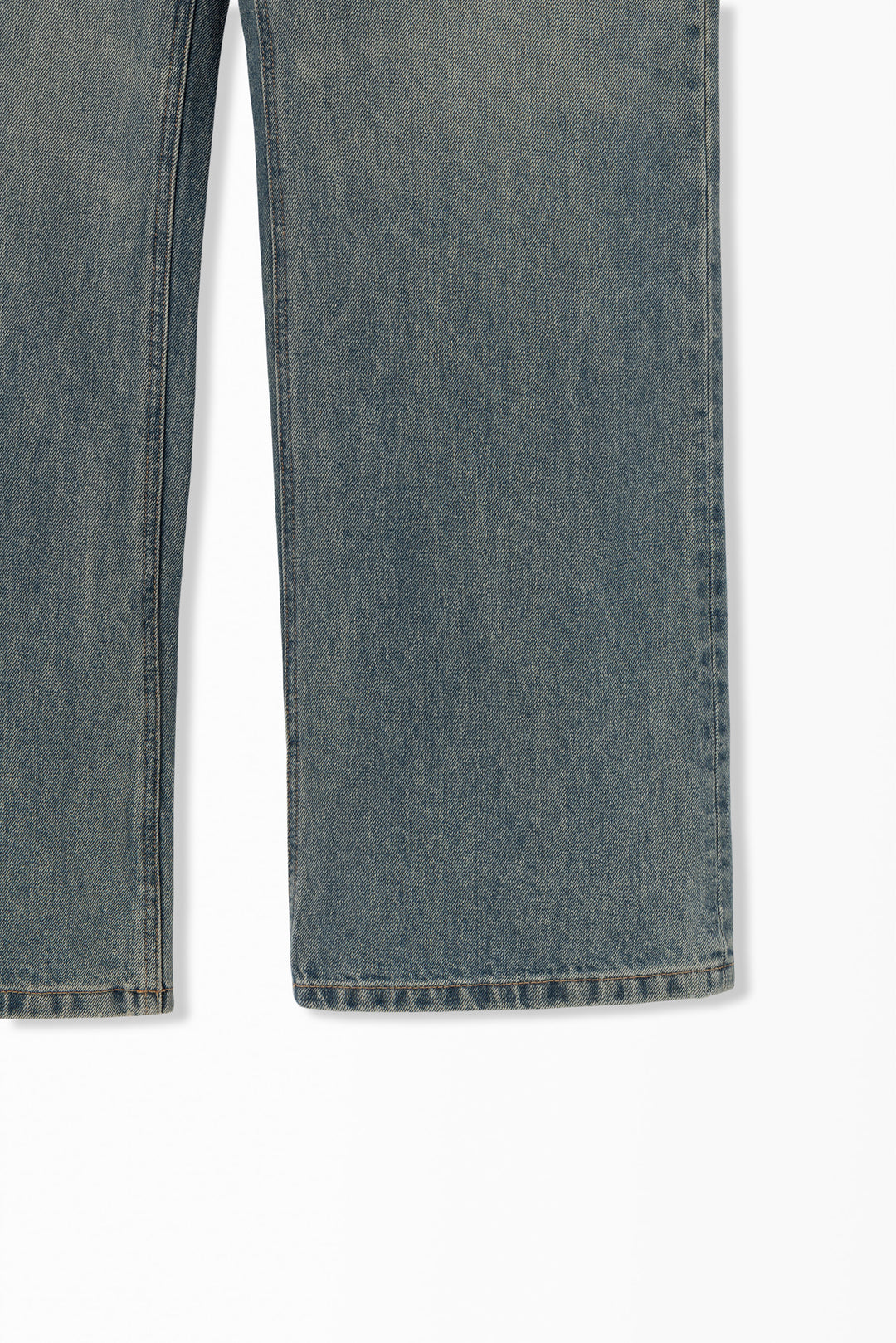 Blue Slim Bootcut Denim Pants