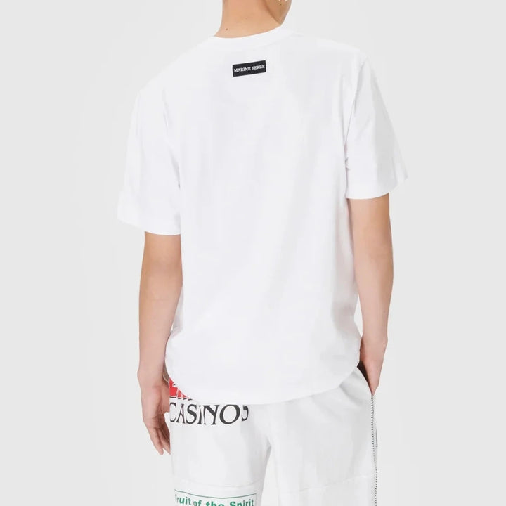 Marine Serre - MOON LOGO JERSEY LOOSE FIT T-SHIRT