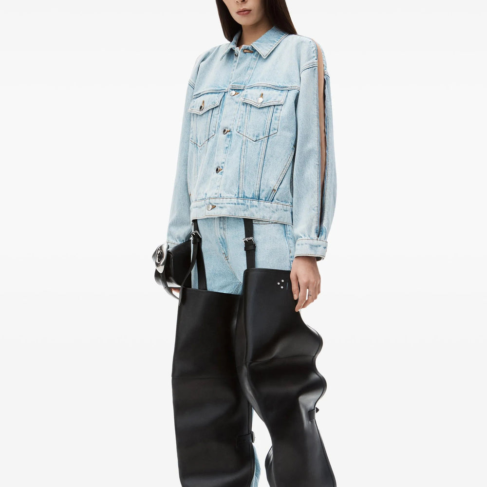 Alexander Wang - ジップスリーブ デニムジャケット