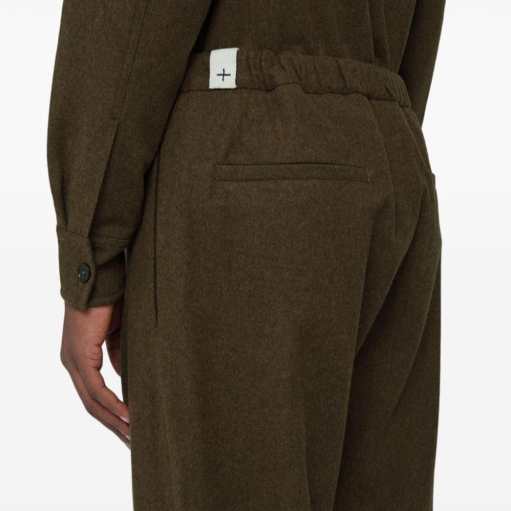 JIL SANDER+(ジルサンダープラス) | ウールフランネル製クロップドパンツ