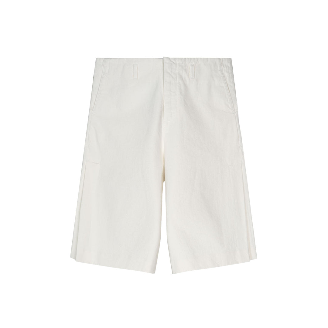 VUJADE - EVERETT PLEATED SHORTS IN DENIM