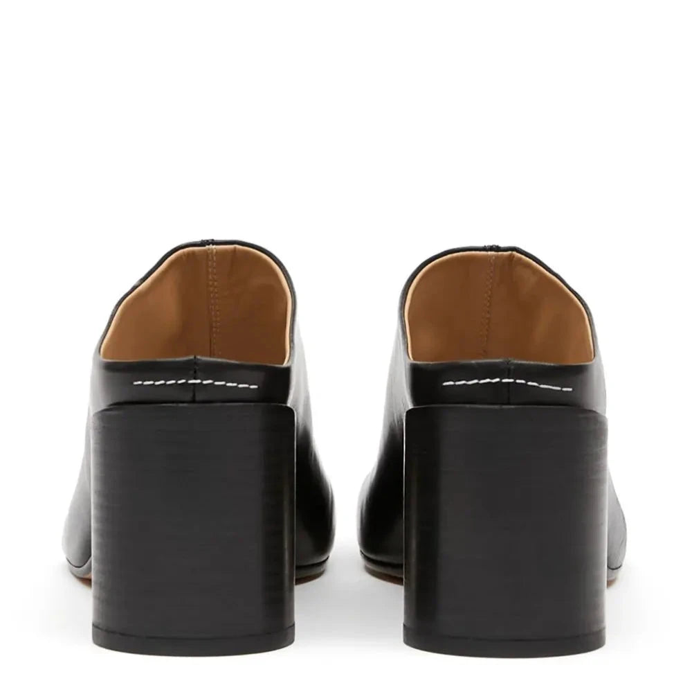 Leather mules