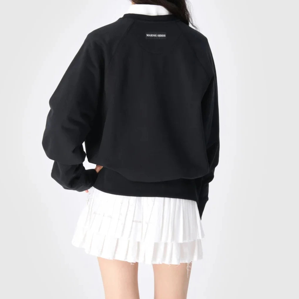 MOON LOGO FLEECE RAGLAN SWEATSHIRT