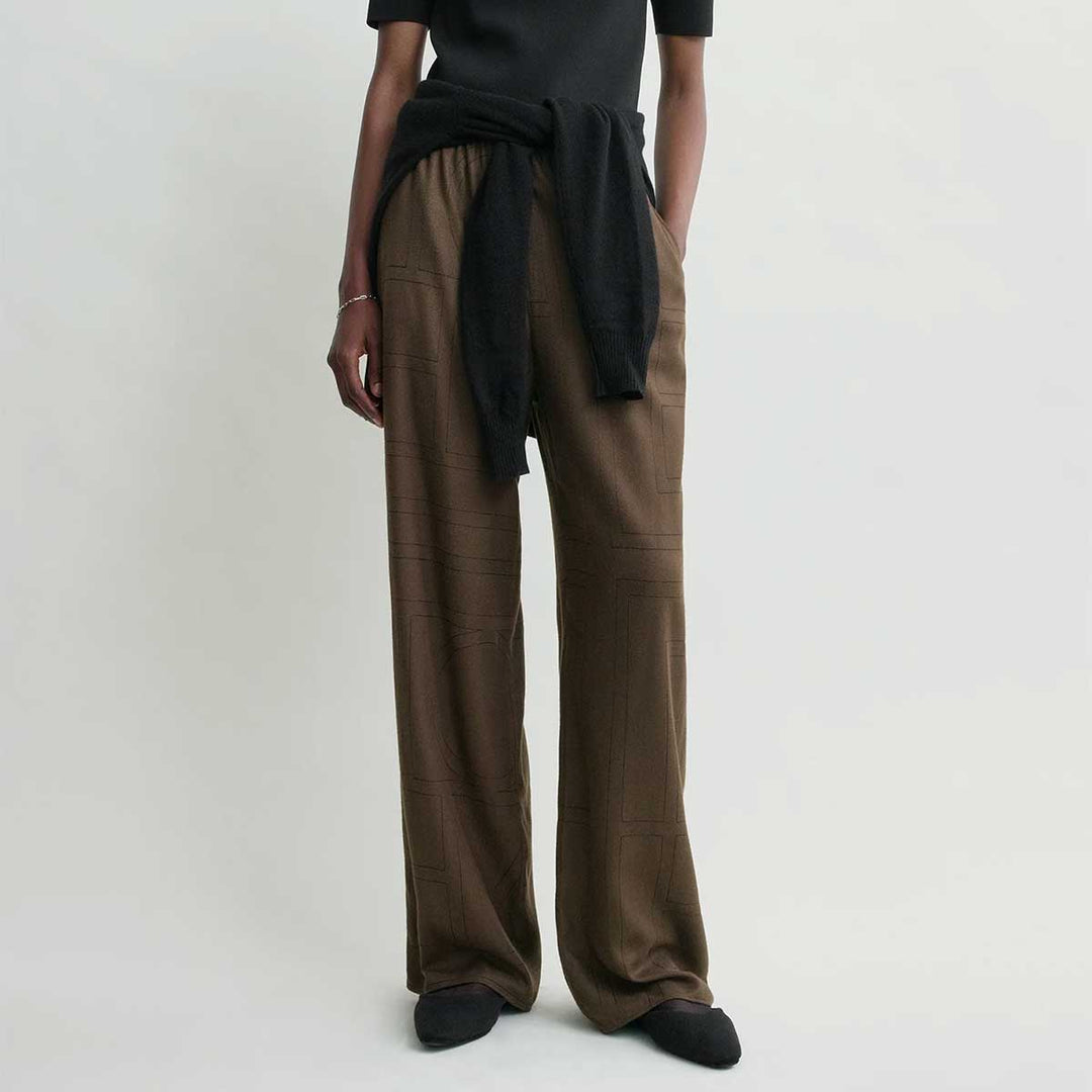 Monogram flannel pj bottoms