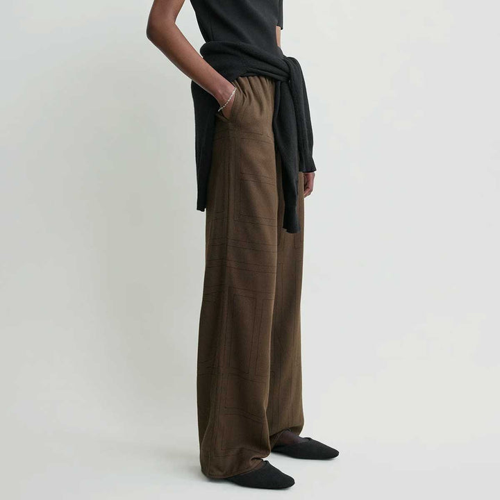 Monogram flannel pj bottoms