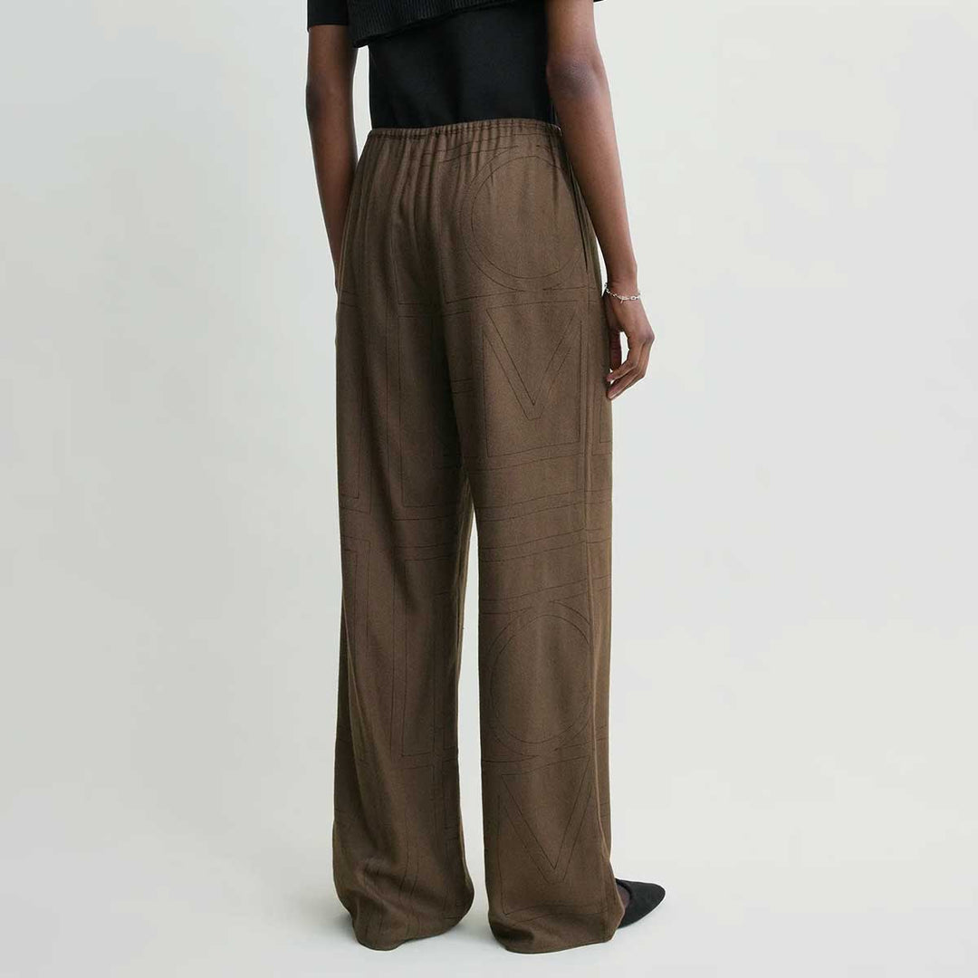 Monogram flannel pj bottoms