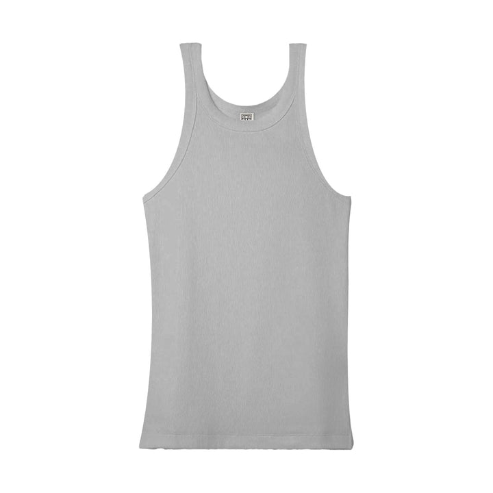 Curved rib tank grey melange