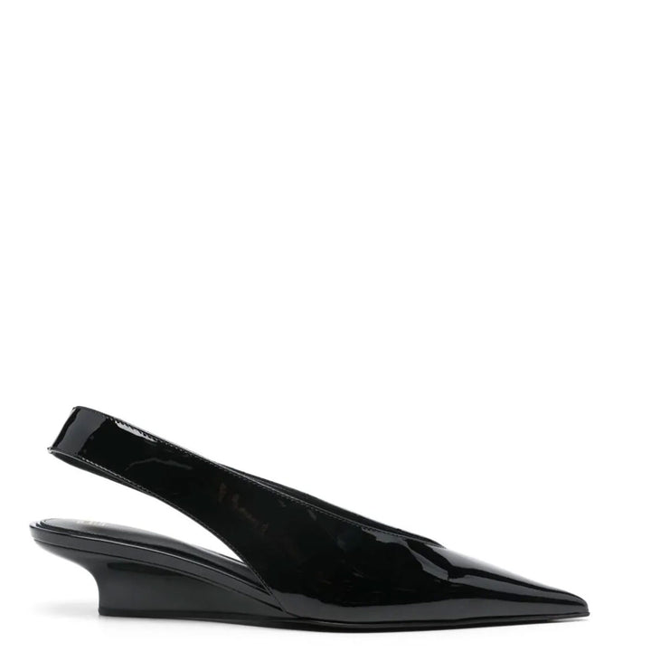 The Wedge-Heel Slingback black