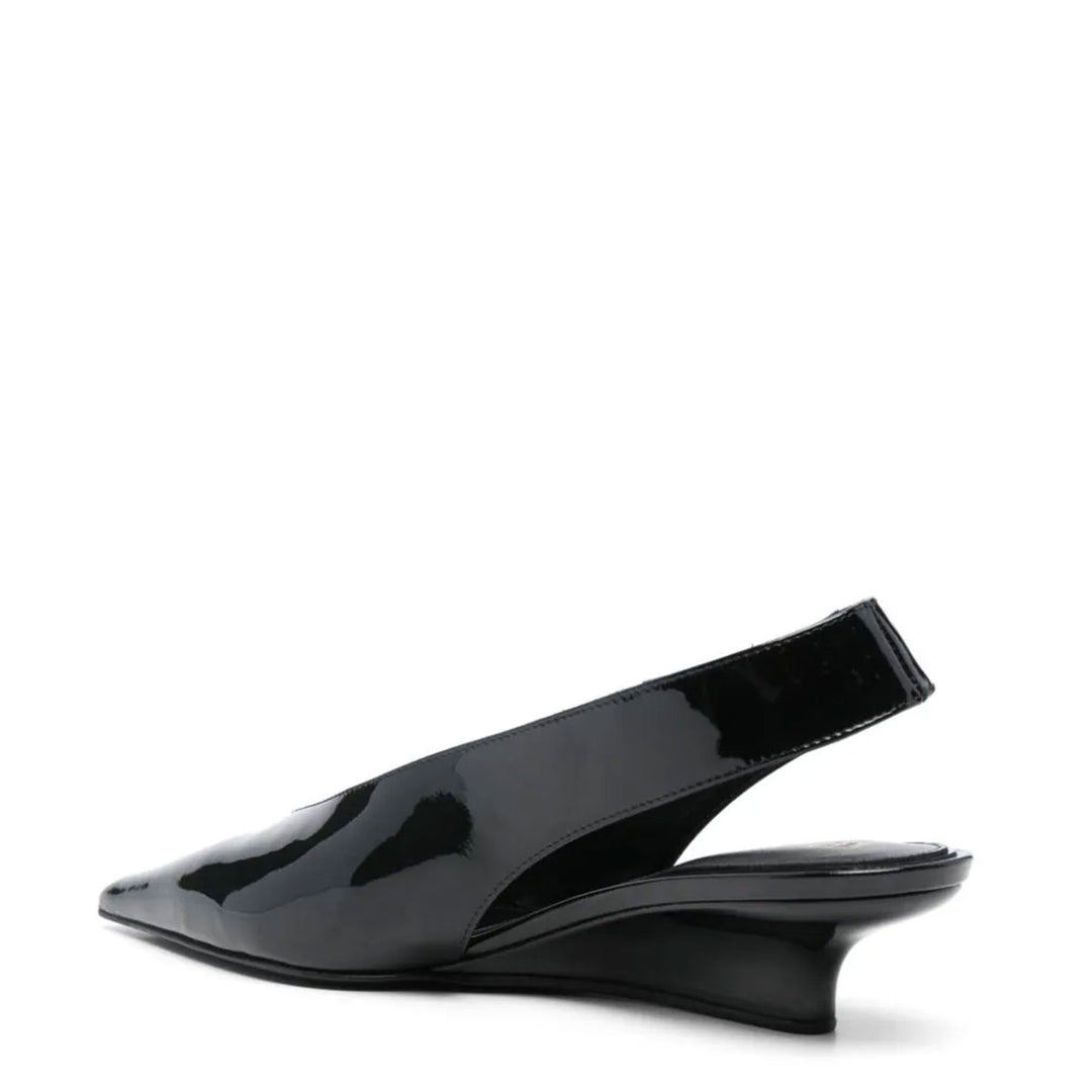 The Wedge-Heel Slingback black