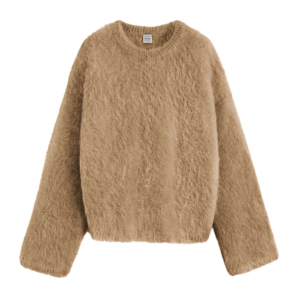 TOTEME (トーテム) | Boxy alpaca knit アルパカニットセーター