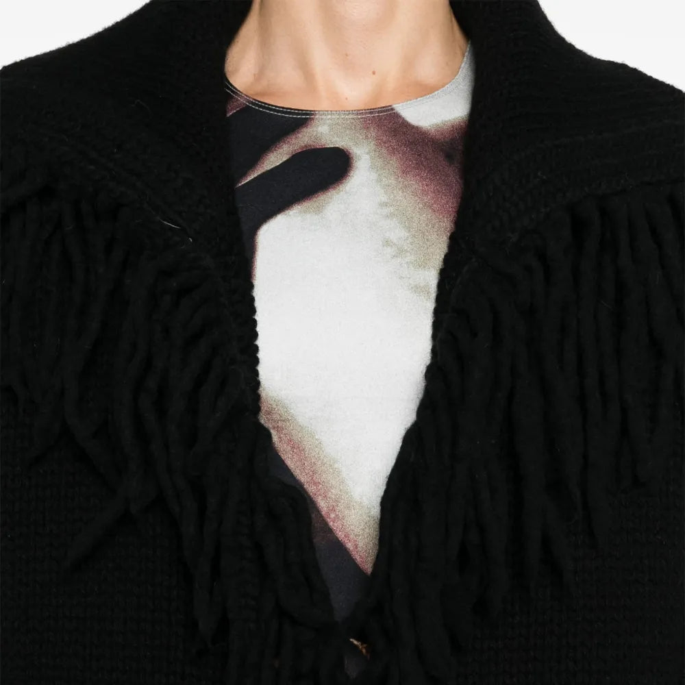 DRIES VAN NOTEN (ドリスヴァンノッテン) | MORGAN FRINGED CARDIGAN DRIES VAN NOTEN (ドリスヴァンノッテン) | MORGAN FRINGED CARDIGAN