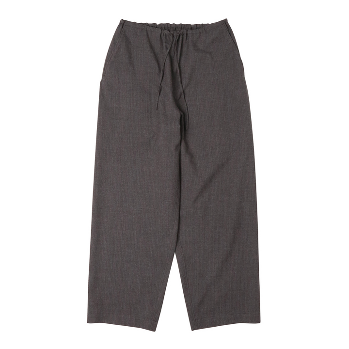 Wool Ramie Mohair Side Seamless Pants
