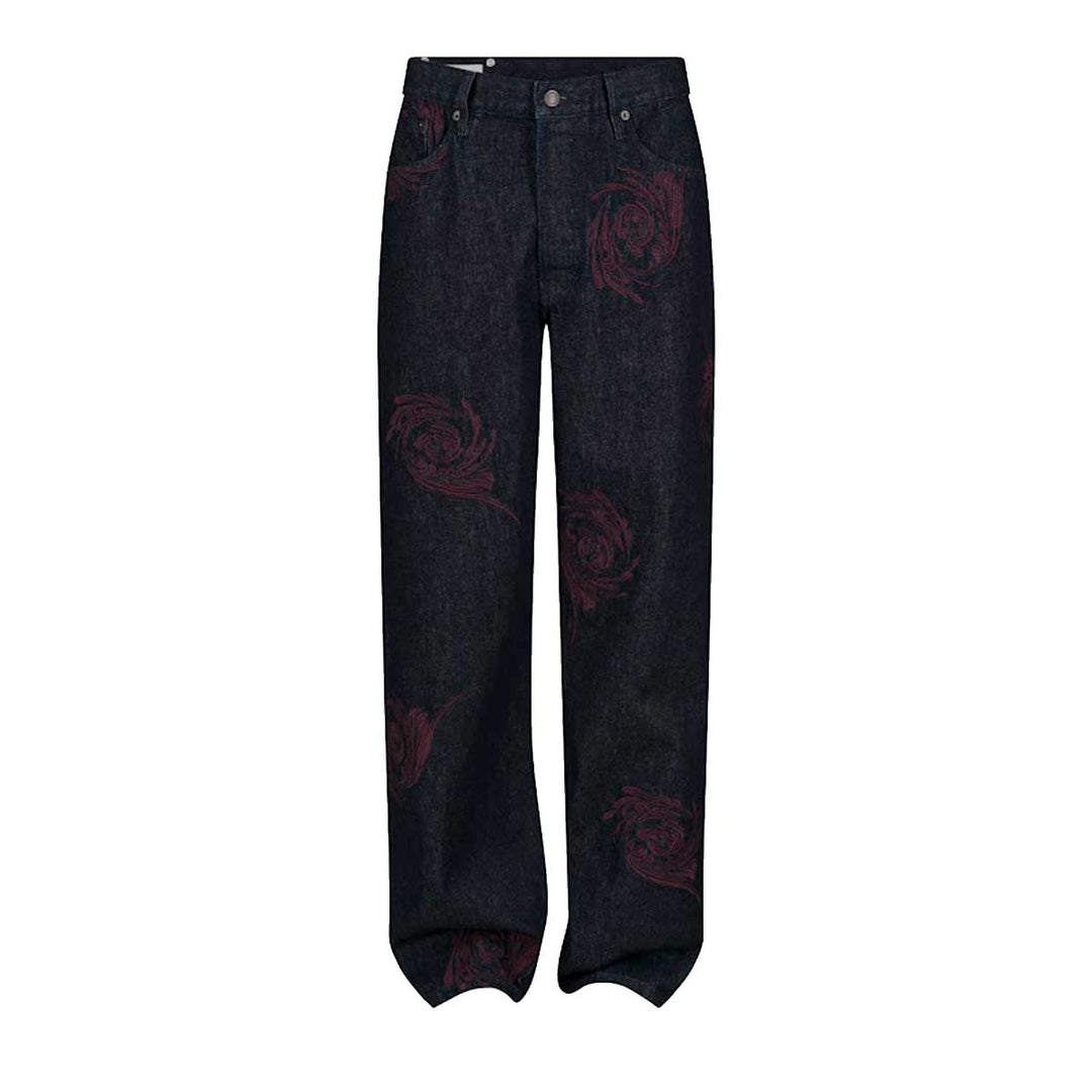 Dries Van Noten - PINE EMB 1554 M.W.PANTS